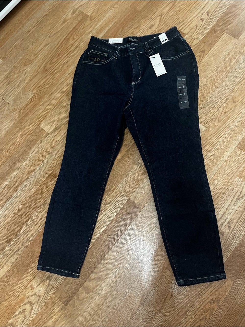 Judy Blue Dark Blue Mom Jeans High Waist 16W NWT